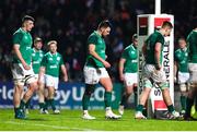 2 February 2018; Dejected Ireland players after the U20 Six Nations Rugby Championship match between France and Ireland at Bordeaux in France. Photo by Manuel Blondeau/Sportsfile