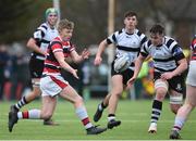 2 February 2018; Gary Hawe of Wesley College in action against Cistercian College Roscrea during the Bank of Ireland Leinster Schools Senior Cup Round 1 match between Wesley College and Cistercian College Roscrea at Clontarf RFC in Castle Avenue, Dublin. Photo by Matt Browne/Sportsfile