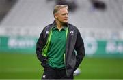 3 February 2018; Ireland head coach Joe Schmidt prior to the NatWest Six Nations Rugby Championship match between France and Ireland at the Stade de France in Paris, France. Photo by Brendan Moran/Sportsfile