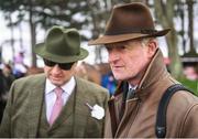 3 February 2018; Trainer Willie Mullins, right, and Owner Rich Ricci during Day 1 of the Dublin Racing Festival at Leopardstown Racecourse in Leopardstown, Dublin. Photo by David Fitzgerald/Sportsfile
