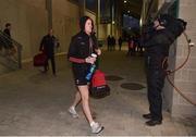 3 February 2018; Cillian O’Connor of Mayo arrives prior to the Allianz Football League Division 1 Round 2 match between Mayo and Kerry at Elverys MacHale Park in Castlebar, Co Mayo. Photo by Seb Daly/Sportsfile