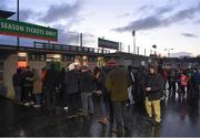 3 February 2018; Supporters queue to enter the stadium prior to the Allianz Football League Division 1 Round 2 match between Mayo and Kerry at Elverys MacHale Park in Castlebar, Co Mayo. Photo by Seb Daly/Sportsfile