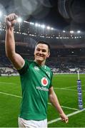 3 February 2018; Jonathan Sexton of Ireland celebrates following the NatWest Six Nations Rugby Championship match between France and Ireland at the Stade de France in Paris, France. Photo by Ramsey Cardy/Sportsfile
