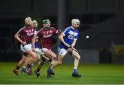 3 February 2018; Cian Taylor of Laois in action against Greg Lally of Galway during the Allianz Hurling League Division 1B Round 2 match between Laois and Galway at O'Moore Park in Portlaoise, County Laois. Photo by Daire Brennan/Sportsfile
