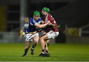 3 February 2018; Ross King of Laois in action against Adrian Touhy of Galway during the Allianz Hurling League Division 1B Round 2 match between Laois and Galway at O'Moore Park in Portlaoise, County Laois. Photo by Daire Brennan/Sportsfile