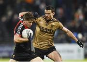 3 February 2018; Neil Douglas of Mayo in action against Shane Enright of Kerry during the Allianz Football League Division 1 Round 2 match between Mayo and Kerry at Elverys MacHale Park in Castlebar, Co Mayo. Photo by Seb Daly/Sportsfile