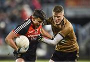 3 February 2018; Jason Doherty of Mayo in action against Jason Foley of Kerry during the Allianz Football League Division 1 Round 2 match between Mayo and Kerry at Elverys MacHale Park in Castlebar, Co Mayo. Photo by Seb Daly/Sportsfile