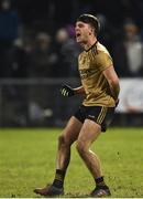 3 February 2018; Jack Savage of Kerry celebrates at the final whistle following his side's victory during the Allianz Football League Division 1 Round 2 match between Mayo and Kerry at Elverys MacHale Park in Castlebar, Co Mayo. Photo by Seb Daly/Sportsfile