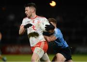 3 February 2018; Matthew Donnelly of Tyrone   in action against Brian Howard of Dublin  during the Allianz Football League Division 1 Round 2 match between Tyrone and Dublin at Healy Park in Omagh, County Tyrone. Photo by Oliver McVeigh/Sportsfile