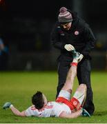 3 February 2018; Connor McAliskey of Tyrone receives medical attention during the Allianz Football League Division 1 Round 2 match between Tyrone and Dublin at Healy Park in Omagh, County Tyrone. Photo by Oliver McVeigh/Sportsfile