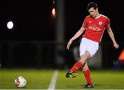 1 February 2018; Owen Gorvan of St Patrick's Athletic during the Pre-season Friendly match between Galway United and St Patrick's Athletic at the FAI National Training Centre in Abbotstown, Dublin. Photo by Eóin Noonan/Sportsfile