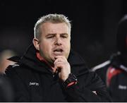 3 February 2018; Mayo manager Stephen Rochford during the Allianz Football League Division 1 Round 2 match between Mayo and Kerry at Elverys MacHale Park in Castlebar, Co Mayo. Photo by Seb Daly/Sportsfile