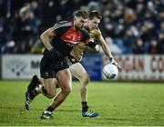 3 February 2018; Aidan O’Shea of Mayo in action against Barry O’Sullivan of Kerry during the Allianz Football League Division 1 Round 2 match between Mayo and Kerry at Elverys MacHale Park in Castlebar, Co Mayo. Photo by Seb Daly/Sportsfile