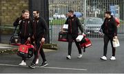 4 February 2018; The Down team arriving prior to the Allianz Football League Division 2 Round 2 match between Down and Cork at Páirc Esler, in Newry, Down. Photo by Philip Fitzpatrick/Sportsfile