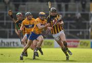 4 February 2018; Walter Walsh of Kilkenny in action against Seadna Morey of Clare during the Allianz Hurling League Division 1A Round 2 match between Kilkenny and Clare at Nowlan Park, in Kilkenny. Photo by Seb Daly/Sportsfile
