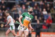 4 February 2018; Damien Egan of Offaly reacts after missing a penalty during the Allianz Hurling League Division 1B Round 2 match bewteen Offaly and Limerick at Bord Na Móna O'Connor Park, in Tullamore, Offaly. Photo by Daire Brennan/Sportsfile
