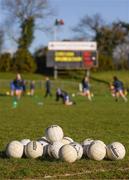4 February 2018; A general view of match balls prior to the Lidl Ladies Football National League Division 1 Round 2 match between Cork and Monaghan at Mallow GAA Complex in Mallow, Co. Cork. Photo by Diarmuid Greene/Sportsfile