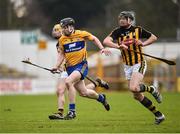 4 February 2018; Tony Kelly of Clare in action against Walter Walsh of Kilkenny during the Allianz Hurling League Division 1A Round 2 match between Kilkenny and Clare at Nowlan Park, in Kilkenny. Photo by Seb Daly/Sportsfile