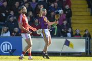4 February 2018; Harry Kehoe of Wexford celebrates his late point against Cork during the Allianz Hurling League Division 1A Round 2 match between Wexford and Cork at Innovate Wexford Park, in Wexford. Photo by Matt Browne/Sportsfile