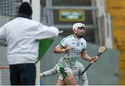 4 February 2018; Aaron Gillane of Limerick celebrates after scoring his side's first goal during the Allianz Hurling League Division 1B Round 2 match bewteen Offaly and Limerick at Bord Na Móna O'Connor Park, in Tullamore, Offaly. Photo by Daire Brennan/Sportsfile