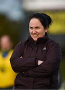 4 February 2018; Monaghan manager Annmarie Burns during the Lidl Ladies Football National League Division 1 Round 2 match between Cork and Monaghan at Mallow GAA Complex in Mallow, Co. Cork. Photo by Diarmuid Greene/Sportsfile