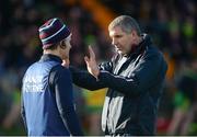 4 February 2018; Galway Manager Kevin Walsh, left, and Brian Silk, Galway selector before the Allianz Football League Division 1 Round 2 match between Donegal and Galway at O'Donnell Park, in Letterkenny, Donegal. Photo by Oliver McVeigh/Sportsfile