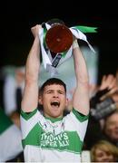 4 February 2018; Kanturk captain Lorcan O'Neill lifts the cup after the AIB GAA Hurling All-Ireland Intermediate Club Championship Final match between Kanturk and St. Patrick's Ballyragget at Croke Park in Dublin. Photo by Piaras Ó Mídheach/Sportsfile