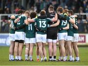 4 February 2018; The Kildare team huddle before the Allianz Football League Division 1 Round 2 match between Kildare and Monaghan at St Conleth's Park, in Newbridge, Kildare. Photo by Barry Cregg/Sportsfile