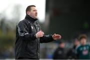 4 February 2018; Kildare manager Cian O'Neill ahead of the Allianz Football League Division 1 Round 2 match between Kildare and Monaghan at St Conleth's Park, in Newbridge, Kildare. Photo by Barry Cregg/Sportsfile