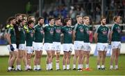 4 February 2018; The Kildare team stand for the national anthem before the Allianz Football League Division 1 Round 2 match between Kildare and Monaghan at St Conleth's Park, in Newbridge, Kildare. Photo by Barry Cregg/Sportsfile