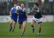 4 February 2018; Dessie Ward of Monaghan in action against David Slattery of Kildare during the Allianz Football League Division 1 Round 2 match between Kildare and Monaghan at St Conleth's Park, in Newbridge, Kildare. Photo by Barry Cregg/Sportsfile