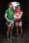 05 February 2018; Liam Mellows’ David Collins, left, and Cuala’s Darragh O’Connell pictured ahead of the AIB GAA Senior Hurling Club Championship Semi-Final between Liam Mellows' and Cuala at Semple Stadium on Saturday, February 10th. For exclusive content and behind the scenes action throughout the AIB GAA & Camogie Club Championships follow AIB GAA on Facebook, Twitter, Instagram and Snapchat.   Photo by Sam Barnes/Sportsfile