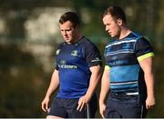 5 February 2018; Bryan Byrne, left, and Ed Byrne during Leinster Rugby squad training at UCD in Dublin. Photo by Seb Daly/Sportsfile