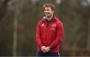 5 February 2018; Forwards coach Jerry Flannery during Munster Rugby squad training at the University of Limerick in Limerick. Photo by Diarmuid Greene/Sportsfile