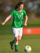 5 February 2018; Aoife Slattery of Republic of Ireland during the Women's Under 17 International Friendly match between Republic of Ireland and Denmark at the FAI National Training Centre in Abbotstown, Dublin. Photo by Eóin Noonan/Sportsfile