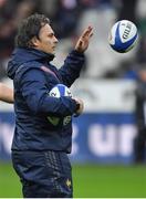 3 February 2018; France scrum coach Sebastien Bruno prior to the NatWest Six Nations Rugby Championship match between France and Ireland at the Stade de France in Paris, France. Photo by Brendan Moran/Sportsfile
