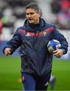 3 February 2018; France defence coach Jean-Marc Bederede prior to the NatWest Six Nations Rugby Championship match between France and Ireland at the Stade de France in Paris, France. Photo by Brendan Moran/Sportsfile