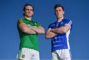 6 February 2018; Dara McVeety of Cavan and Cillian O’Sullivan of Meath during a Cavan v Meath Allianz Football League Division 2 Round 2 Media Event at Kingspan Breffni in Cavan. Photo by Eóin Noonan/Sportsfile