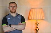 6 February 2018; Keith Earls poses for a portrait after an Ireland rugby press conference at Carton House in Maynooth, Co Kildare. Photo by Brendan Moran/Sportsfile