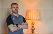 6 February 2018; Keith Earls poses for a portrait after an Ireland rugby press conference at Carton House in Maynooth, Co Kildare. Photo by Brendan Moran/Sportsfile