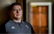 6 February 2018; Tadhg Furlong poses for a portrait after an Ireland rugby press conference at Carton House in Maynooth, Co Kildare. Photo by Brendan Moran/Sportsfile
