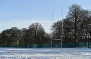 6 February 2018; The training pitch where the Ireland team were due to train after postponing their field session in favour of a gym session at Carton House in Maynooth, Co Kildare. Photo by Brendan Moran/Sportsfile