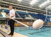6 February 2018; Former Irish rugby international Gordon D'Arcy and Olympian Jessie Barr were today unveiled as the first two ambassadors for the Para Swimming Allianz European Championships that take place in the National Aquatic Centre from August 13th – 19th. Irish Para Swimmers will have the opportunity to represent their country in their home pool for the first time as Ireland plays host to it’s first ever International Para Sporting event. Pictured is former Irish rugby international Gordon D'Arcy at the National Aquatic Centre in Blanchardstown, Dublin. Photo by Sam Barnes/Sportsfile