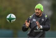8 February 2018; Bundee Aki during Ireland Rugby squad training at Carton House in Kildare. Photo by Matt Browne/Sportsfile