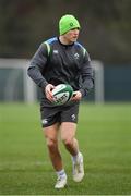 8 February 2018; Jordan Larmour during Ireland Rugby squad training at Carton House in Kildare. Photo by Brendan Moran/Sportsfile