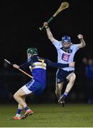 8 February 2018; Jack Mullany of University College Dublin in action against Luke Kelly of Dublin Institute of Technology during the Electric Ireland HE GAA Fitzgibbon Cup Quarter-Final match between University College Dublin and Dublin Institute of Technology at UCD in Dublin. Photo by Seb Daly/Sportsfile