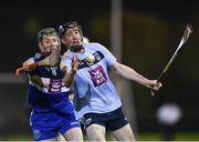 8 February 2018; Tom Phelan of University College Dublin in action against Niall O'Brien of Dublin Institute of Technology during the Electric Ireland HE GAA Fitzgibbon Cup Quarter-Final match between University College Dublin and Dublin Institute of Technology at UCD in Dublin. Photo by Seb Daly/Sportsfile