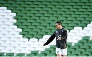 9 February 2018; Jonathan Sexton during the Ireland Rugby Captain's Run at the Aviva Stadium in Dublin. Photo by David Fitzgerald/Sportsfile