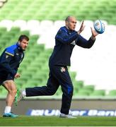 9 February 2018; Captain Sergio Parisse during the Italy Rugby Captain's Run at the Aviva Stadium in Dublin. Photo by David Fitzgerald/Sportsfile
