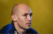 9 February 2018; Sergio Parisse during the Italy Press Conference at the Radisson St Helen's Hotel in Stillorgan, Dublin. Photo by David Fitzgerald/Sportsfile
